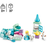 LEGO DUPLO Disney Frozen Scatola creativa con Elsa e Olaf, Giochi di costruzione 