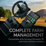 Logitech Heavy Equipment Bundle Nero USB 2.0 Sterzo + Pedali Analogico/Digitale PC, Set simulatore Nero/grigio, Sterzo + Pedali, PC, Analogico/Digitale, 900°, Cablato, USB 2.0