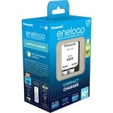 Panasonic Caricabatterie compatto eneloop BQ-CC50 bianco