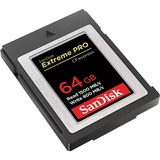 SanDisk Extreme Pro 64 GB CFexpress, Scheda di memoria 64 GB, CFexpress, 1500 MB/s, 800 MB/s, Nero
