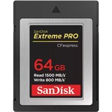 SanDisk Extreme Pro 64 GB CFexpress, Scheda di memoria 64 GB, CFexpress, 1500 MB/s, 800 MB/s, Nero