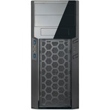 SilverStone PS13 Mini Tower Nero, Chassis Tower Nero, Mini Tower, PC, Nero, ATX, micro ATX, Plastica, Acciaio, Casa/ufficio
