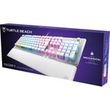 Turtle Beach Vulcan II, Tastiera da gioco alluminio (spazzolato)/Bianco