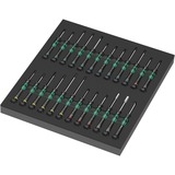 Wera 9715 Inserto in schiuma Kraftform Micro Set 1 9715, Cacciavite Nero/Verde