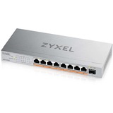 Zyxel XMG-108HP Non gestito 2.5G Ethernet (100/1000/2500) Supporto Power over Ethernet (PoE), Interruttore Non gestito, 2.5G Ethernet (100/1000/2500), Supporto Power over Ethernet (PoE)