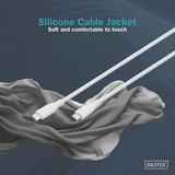 Digitus Cavo di collegamento in silicone USB 2.0 USB-C > USB-C bianco