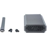 Digitus USB M.2 SSD, Disk enclosure alluminio
