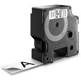 Dymo D1 etichette originali | 24 mm x 7 mm | stampa nera su bianco | etichette autoadesive per etichettatrice LabelManager | 1 Pezzo, Nastro di scrittura Nero su bianco, Poliestere, Belgio, -18 - 90 °C, DYMO, LabelManager, LabelWriter 450 DUO