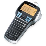 Dymo LabelManager 420P kit etichettatrice portatile ricaricabile a elevate prestazioni | tastiera ABC | con custodia e 4 nastri per etichette D1, Stampa etichette Nero/Argento, Nero, Grigio
