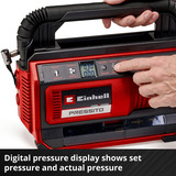 EINHELL Power X-Change Compressore ibrido PRESSITO 18/25 Hybrid rosso/Nero