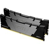 Kingston FURY FURY 32GB 4000MT/s DDR4 CL19 DIMM (Kit da 2) 1Gx8 Renegade Black, Memoria Nero, 32 GB, 2 x 16 GB, DDR4, 288-pin DIMM