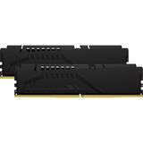 Kingston FURY FURY Beast 32 GB 5600 MT/s DDR5 CL36 DIMM (Kit da 2) Black, Memoria Nero, 32 GB, 2 x 16 GB, DDR5, 288-pin DIMM