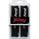 Kingston FURY FURY Beast 32 GB 5600 MT/s DDR5 CL36 DIMM (Kit da 2) Black, Memoria Nero, 32 GB, 2 x 16 GB, DDR5, 288-pin DIMM