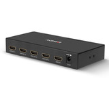 Lindy Splitter HDMI 4K a 4 porte Nero