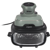 Ninja CRISPi 4-in-1 friggitrice ad aria calda portatile in vetro "Salbei" grigio-verde/trasparente