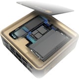 SAPPHIRE EDGE AI 340, Barebone Nero/Oro