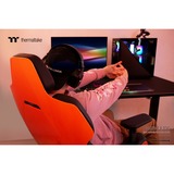Thermaltake ARGENT E700 Sedia da gaming per PC Nero, Sedili di gioco Nero, Sedia da gaming per PC, 150 kg, 170 cm, 190 cm, Argento, Alluminio