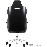 Thermaltake ARGENT E700 Sedia da gaming per PC Nero, Sedili di gioco Nero, Sedia da gaming per PC, 150 kg, 170 cm, 190 cm, Argento, Alluminio