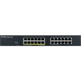 Zyxel GS1915-24EP Gestito L2 Gigabit Ethernet (10/100/1000) Supporto Power over Ethernet (PoE) 1U Nero, Interruttore Gestito, L2, Gigabit Ethernet (10/100/1000), Supporto Power over Ethernet (PoE), Montaggio rack, Montabile a parete