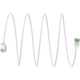 goobay Cavo patch ultraflessibile Cat.8.1 slim, U/FTP bianco