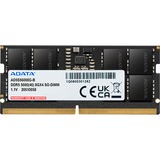 ADATA AD5S56008G-S memoria 8 GB 1 x 8 GB DDR5 262-pin SO-DIMM Nero, 8 GB, 1 x 8 GB, DDR5, 5600 MHz, 262-pin SO-DIMM