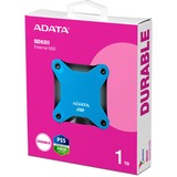 ADATA SD620 512 GB Micro-USB B 3.2 Gen 2 (3.1 Gen 2) Blu, Disco a stato solido blu, 512 GB, Micro-USB B, 3.2 Gen 2 (3.1 Gen 2), 520 MB/s, 10 Gbit/s, Blu