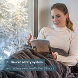 Beurer Coperta termica HD 65 Dark Grey, Coperte elettriche grigio scuro