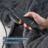 Beurer Coperta termica HD 65 Dark Grey, Coperte elettriche grigio scuro