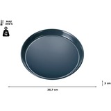 Bosch HEZ617000 teglia per pizza antracite, Teglia per pizza, Nero, Acciaio, 35,7 cm