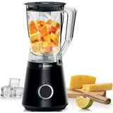 Bosch Serie 4 MMB6141B Frullatore VitaPower Serie | 4 1200 W Nero, Mixer stand Nero, Frullatore da tavolo, 1,5 L, Funzione PULSE, Tritaghiaccio, 1 m, 1200 W