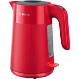 Bosch TWK2M164 bollitore elettrico 1,7 L 2400 W Nero, Grigio, Rosso rosso, 1,7 L, 2400 W, Nero, Grigio, Rosso, Plastica, Indicatore del livello dell'acqua, Arresto di sicurezza contro il surriscaldamento