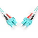 Digitus Cavo patch LWL, duplex, connettore SC > SC, multimodale OM3 turchese