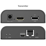 Digitus Set extender HDMI KVM IP, Switch KVM Nero