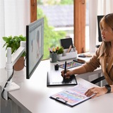 Ergotron NX Monitor Arm, Base per monitor bianco