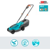 GARDENA Tosaerba a batteria PowerMax 30/18V P4A solo, 18Volt, Rasaerba Nero/Turchese
