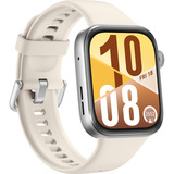 Huawei Watch Fit 4 (Seiya-B19F), Smartwatch argento, cassa in alluminio e cinturino bianco. Fino a 10 giorni di autonomia e compatibile con iOS e Android., 4,62 cm (1.82"), AMOLED, Touch screen, GPS (satellitare), 27 g