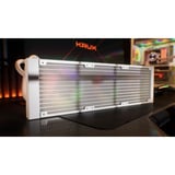 Krux HydroGlance 360 LCD White, Raffreddamento ad acqua bianco