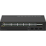 Netgear GSM4248UX Gestito L2/L3 Gigabit Ethernet (10/100/1000) Supporto Power over Ethernet (PoE) 2U Nero, Interruttore Nero, Gestito, L2/L3, Gigabit Ethernet (10/100/1000), Supporto Power over Ethernet (PoE), Montaggio rack, 2U