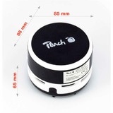 Peach 319626 aspirapolvere senza filo Nero, Bianco Senza sacchetto, Aspirapolvere portatile Nero, Secco, Senza sacchetto, Nero, Bianco, Stilo AA, 80 mm, 80 mm