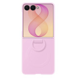 Samsung Custodia con anello magnetico in silicone, Custodia per telefono rosa
