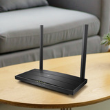 TP-Link Archer VR400 router wireless Gigabit Ethernet Dual-band (2.4 GHz/5 GHz) Nero Nero, Wi-Fi 5 (802.11ac), Dual-band (2.4 GHz/5 GHz), Collegamento ethernet LAN, ADSL2+, Nero, Router da tavolo