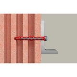 fischer Tassello a gambo lungo HybridPower 10x90 FUS rosso/grigio