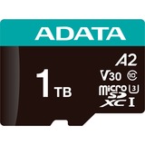 ADATA AUSDX1TUI3V30SA2-RA1 memoria flash 1 TB MicroSDXC UHS-I Classe 10, Scheda di memoria 1 TB, MicroSDXC, Classe 10, UHS-I, 100 MB/s, 85 MB/s