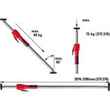 BESSEY Supporto per soffitto e montaggio STE370 argento/Rosso