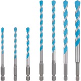 Bosch Set di punte EXPERT HEX-9 MultiConstruction, 7 pezzi, Drill bit set 
