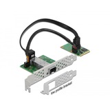 DeLOCK 95267 scheda di interfaccia e adattatore Interno SFP, Scheda di rete Mini PCI Express, SFP, Piena altezza/mezza lunghezza