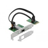 DeLOCK 95267 scheda di interfaccia e adattatore Interno SFP, Scheda di rete Mini PCI Express, SFP, Piena altezza/mezza lunghezza
