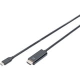 Digitus Cavo adattatore USB-C > HDMI A, 4K @ 60HZ Nero