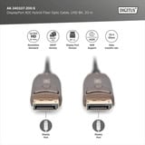 Digitus Cavo in fibra ottica ibrido DisplayPort AOC, UHD 8K Nero