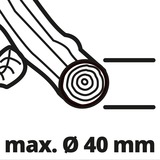 EINHELL GC-KS 2540 tritaerba 2000 W Lama, Chopper rosso/Nero, 290 mm, 625 mm, 423 mm, 9,9 kg, 300 mm, 420 mm